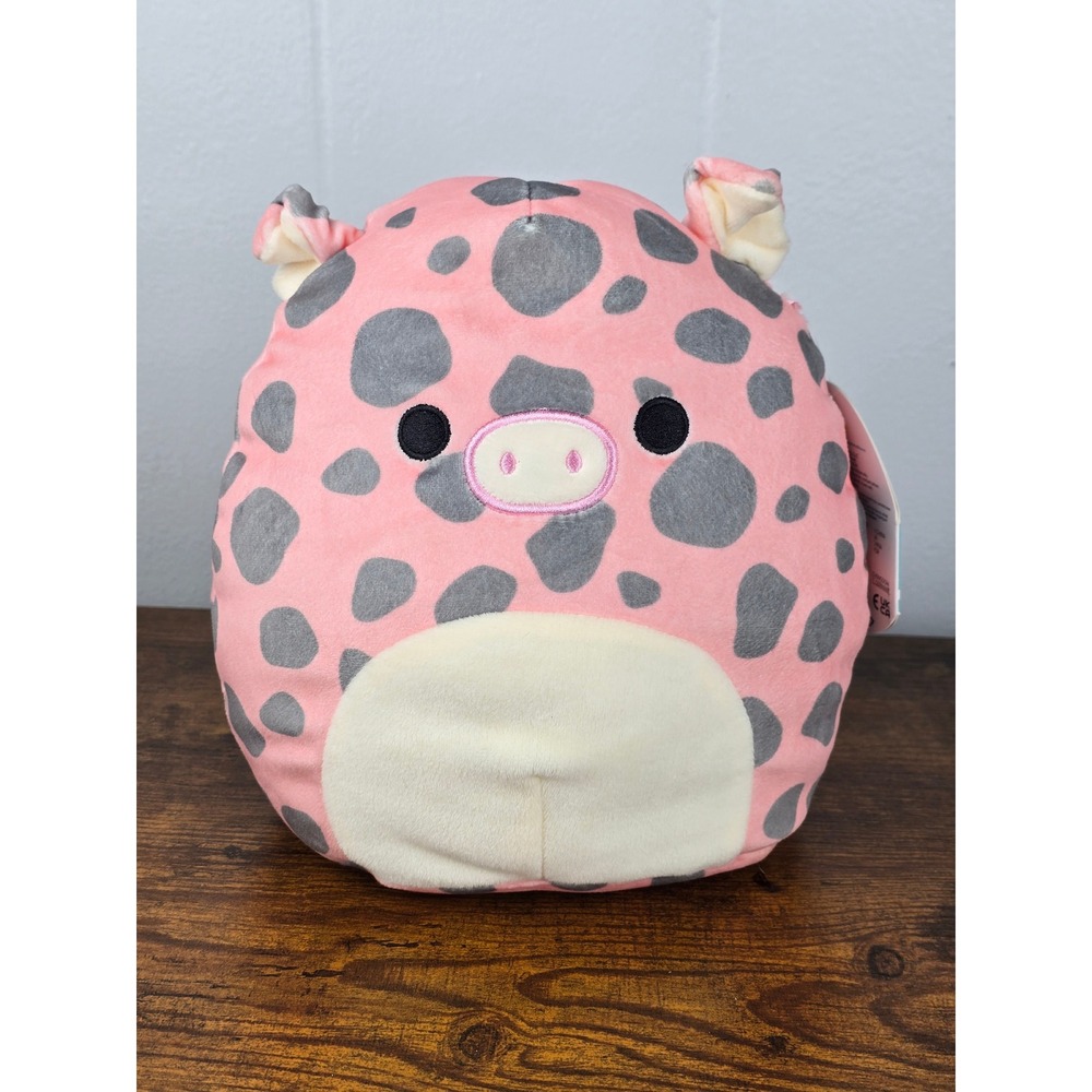 Squishmallow Aquitaine Pink Spotted Pig 8" Plush NWT 2022